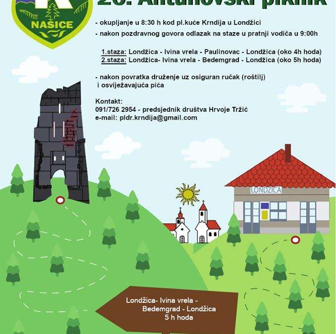 Poziv za 26. Antunovski piknik