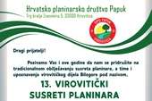 13. virovitički susreti planinar