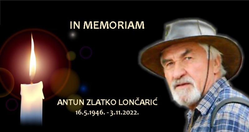ANTUN ZLATKO LONČARIĆ – Lonac 16.5.1946. – 3.11.2022.