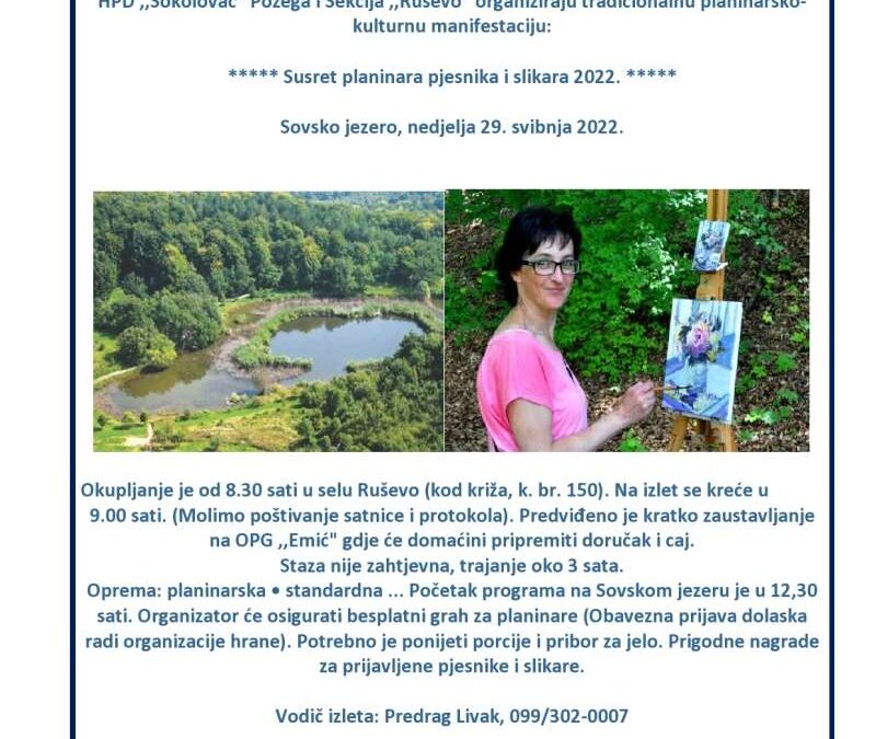 Susret planinara pjesnika i slikara 2022.